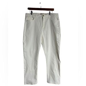 Jen 7 white slim straight‎  pants size 16